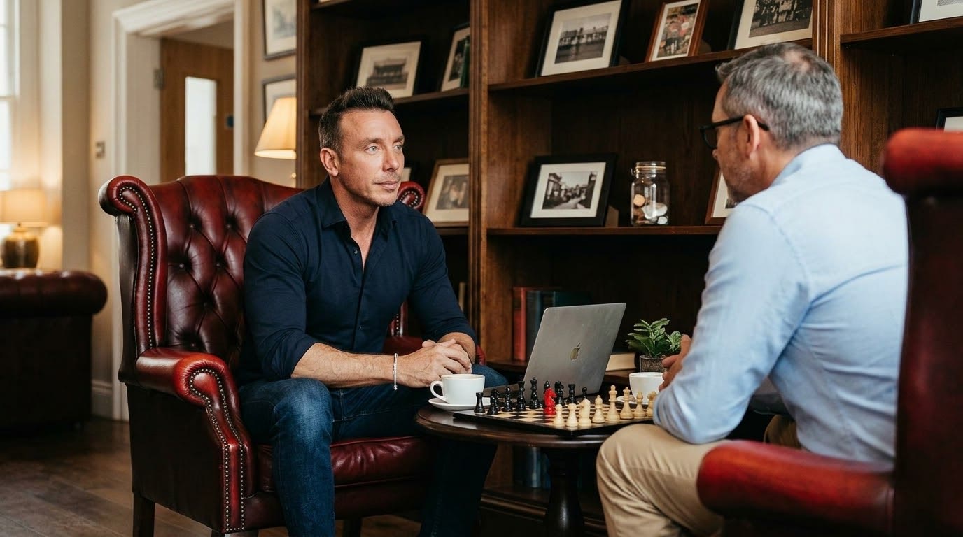 Nicholas Knight in a coaching session